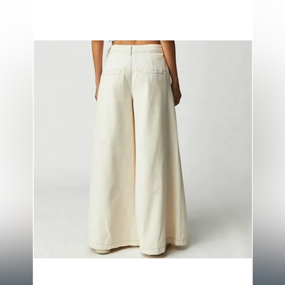 Free People Women's Equinox Denim Trouser - Picture 2 of 6